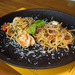 Shrimp and Chorizo Pasta
