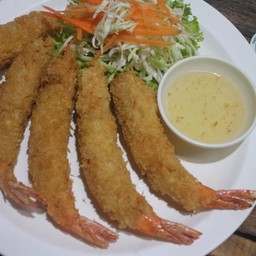 กุ้งชุปแป้งทอด
