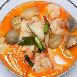 ต้มยำกุ้งน้ำข้น แถมข้าว 1ถุง