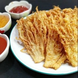 เห็ดเข็มทองทอดกรอบ