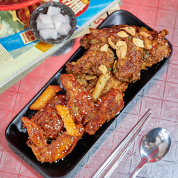 ไก่ทอด Mix รสเผ็ดเกาหลี+การ์ลิค XL