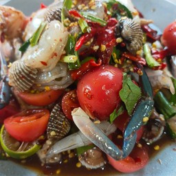 ตำทะเลรวมสด