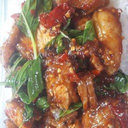 Crispy Pork Basil