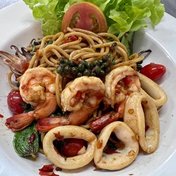 สปาเก็ตตี้ผัดขี้เมา