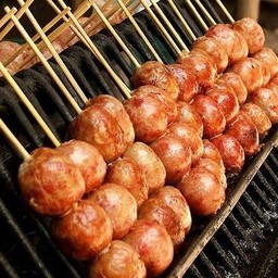 หมูปิ้งนมสด เซเว่นสันติธรรม