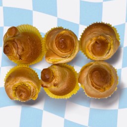 ปังถั่วเหลืองมินิ 6 ชิ้น