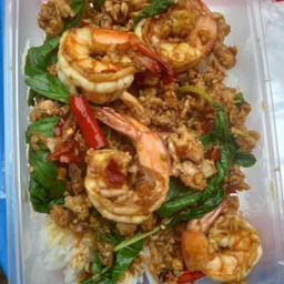 Basil With Shrimp And Minced Pork