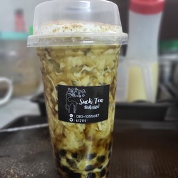 มัทฉะลาเต้ไข่มุกลาวาพ่นไฟไซส์ M