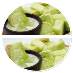 ปังนึ่งสังขยา+ปังนึ่งสังขยา