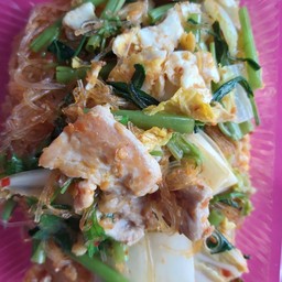สุกี้แห้งหมูชิ้น