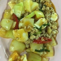 หมูสับผัดไข่เค็ม