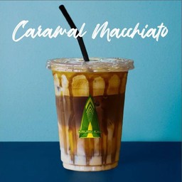 Iced Caramel Macchiato มัคคิอาโต้เย็น