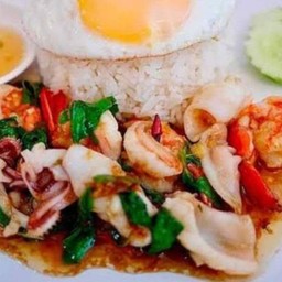 กะเพราทะเลไม่มีไข่ดาว