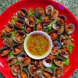 หอยแครงลวก