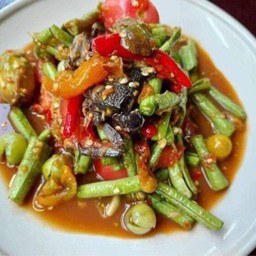 ตำถั่วหมูกรอบ