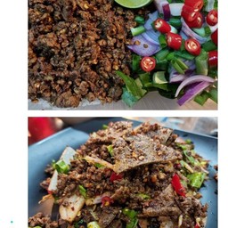 ลาบเหนือคั่วหมู