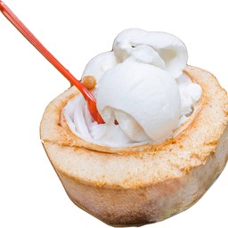 ไอติมใส่มะพร้าวอ่อน