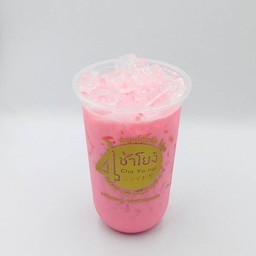 นมชมพู                       Iced pink milk