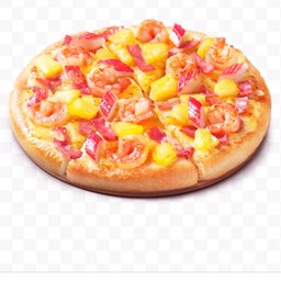 พิซซ่าหน้าซีฟู๊ด+ฮาลาล