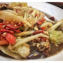 ส้มตำแตงปู ปลาร้า