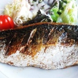 No.155.1 ปลาซาบะสเต็ก set