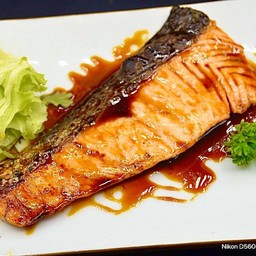 No.133.1 ปลาแซลมอนย่างซีอิ๊ว set