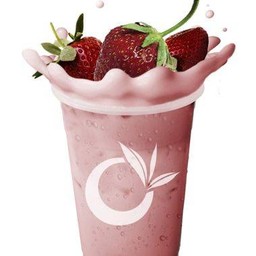 ชาเขียวโยเกิร์ตสตรอเบอร์รี่