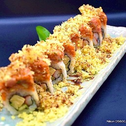 No.7  ข้าวห่อปลาทูน่าสับซอสเมนไต