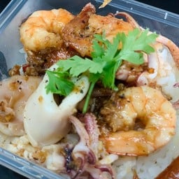 ทะเล กระเทียมพริกไทยดำ