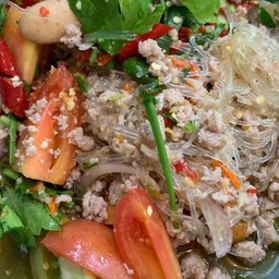 ยำวุ้นเส้นหมูสับ