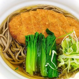 No.127 โซบะน้ำ+หมูชุบเกล็ดขนมปังทอด