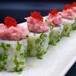 No.10 ข้าวห่อไส้ปลาโทโร่สับต้นหอม