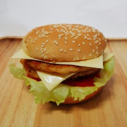 ดับเบิ้ลชีสเบอร์เกอร์เนื้อ
