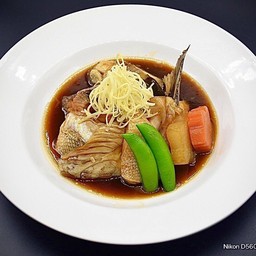 No.248 แก้มปลาบุรีต้มซีอิ๊ว