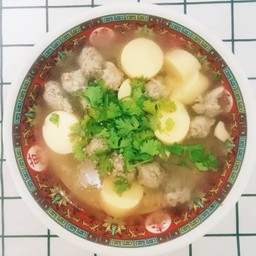 ต้มจืด เต้าหู้วุ้นเส้น