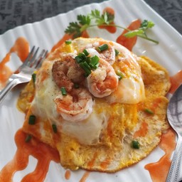 ข้าวไข่ข้นกุ้ง