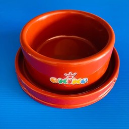 ชามพลาสติกกันแมลง Okiko สีน้ำตาล