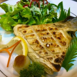 No.247.1 แก้มปลาบุรีย่างเกลือ set