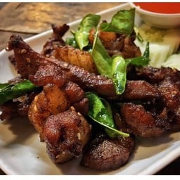 เนื้อแดดเดียว ทอด