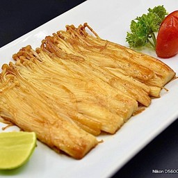 No.158 เห็ดเข็มทองสเต็ก