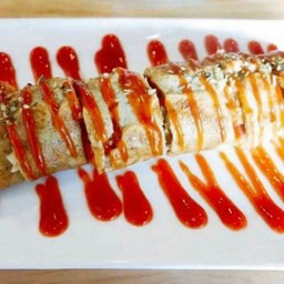 ข้าวไข่ชีสม้วน