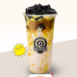 เฉาก๊วยนมสดเต็งหนึ่ง+ทุเรียน