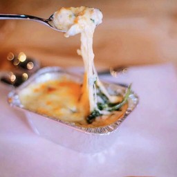 ผักโขมอบชีสเบคอน เล็ก