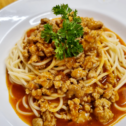 สปาเกตตี้ซอสแดงหมู