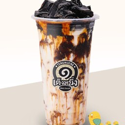 เฉาก๊วยนมสด-โรบัสต้า แก้ว 22 ออนซ์