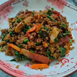 ผัดกระเพราเจ