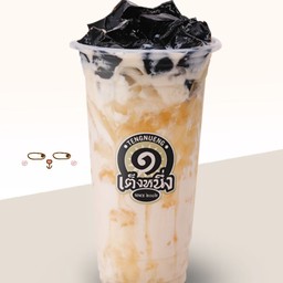 เฉาก๊วยนมสดมะพร้าว แก้ว 22 ออนซ์