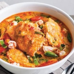 ต้มยำไข่เจียวหมูสับ