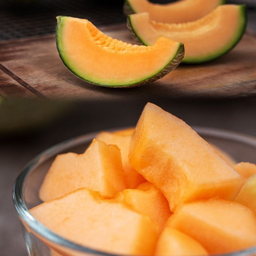 แคนตาลูปปั่นนมสด (สด)