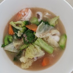 ราดหน้า  ทะเล